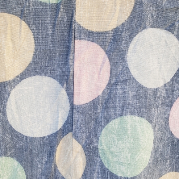 Parao Vintage Polka dots 80s 90s blouse vest size Large - Picture 7 of 8